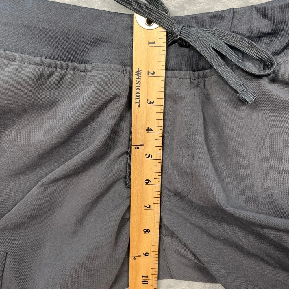 Mandala Scrub‎ Joggers Women XXS Petite Gray Equa-Tek Cargo Medical Pants